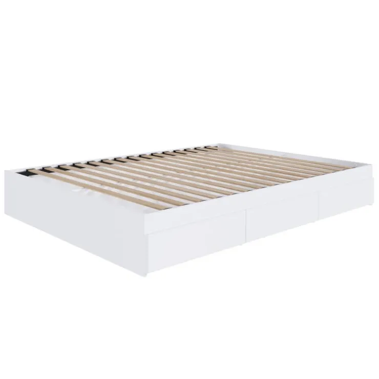 Nexera Full 3-Drawer Storage Bed (54") - White Discount