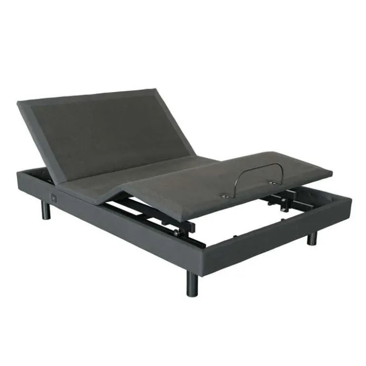 Full Electric Bed (54") Grey/Black Discount