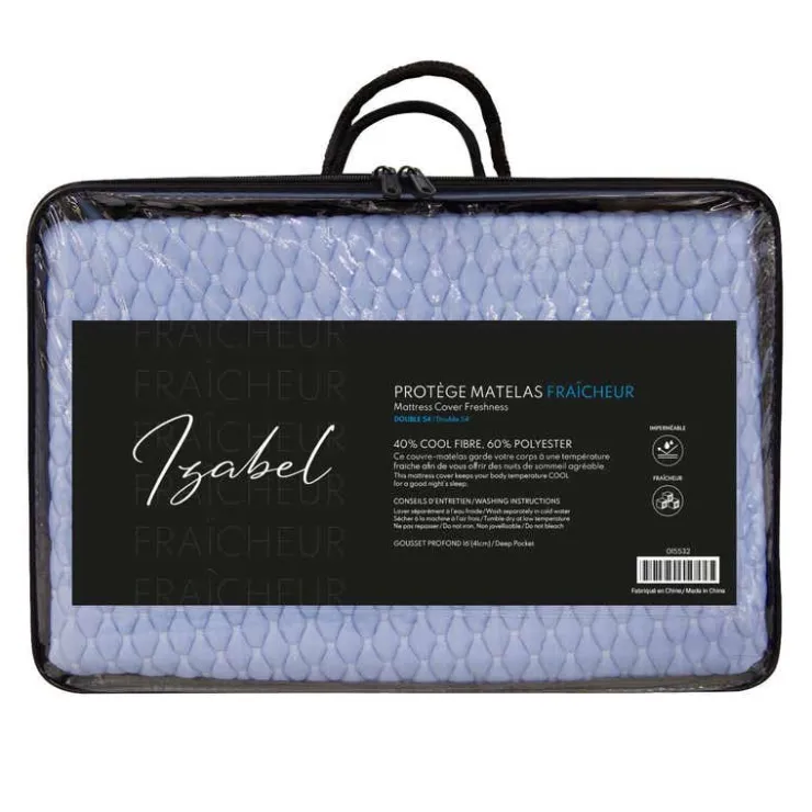 Full Fresh Waterproof Mattress Protector Blue