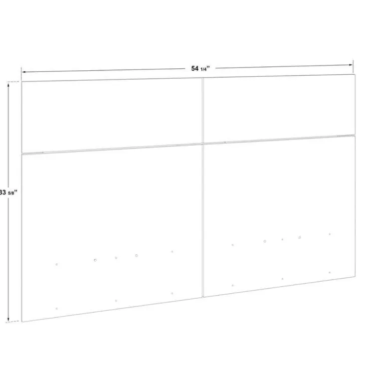 SUA-V Full Headboard (54") Fashionista Online