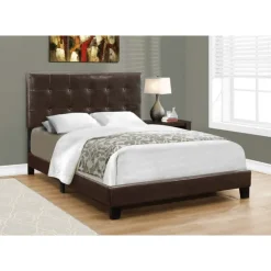 Monarch Full Leather-Look with Headboard (54