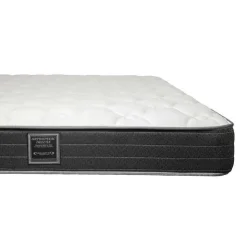 Dreamstar Full Medium-Firm Mattress with Springs - 54" White/Yorkdale Border
