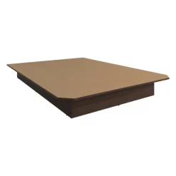 SUA-V Full Platform Bed (54'') Taupe Clearance