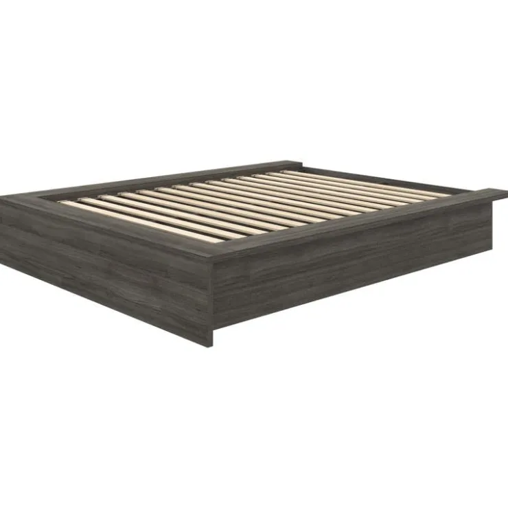 Nexera Full Platform Bed (54") - Grey Oak Best