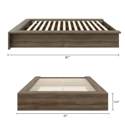 Nexera Full Platform Bed (54