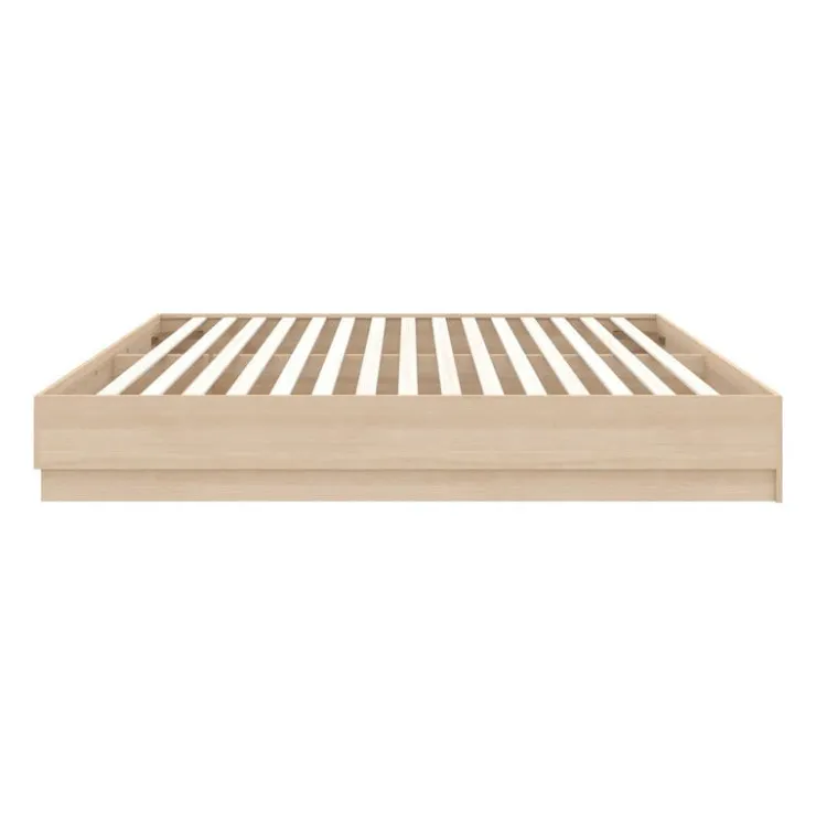 Nexera Full Platform Bed (54") - Natural Blonde Oak Outlet