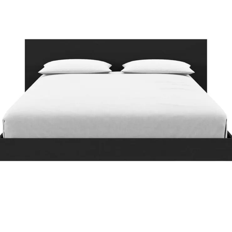 Nexera Full Platform Bed with Headboard (54") - Black karisma Sale