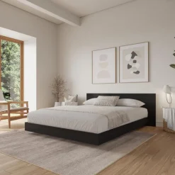 Nexera Full Platform Bed with Headboard (54