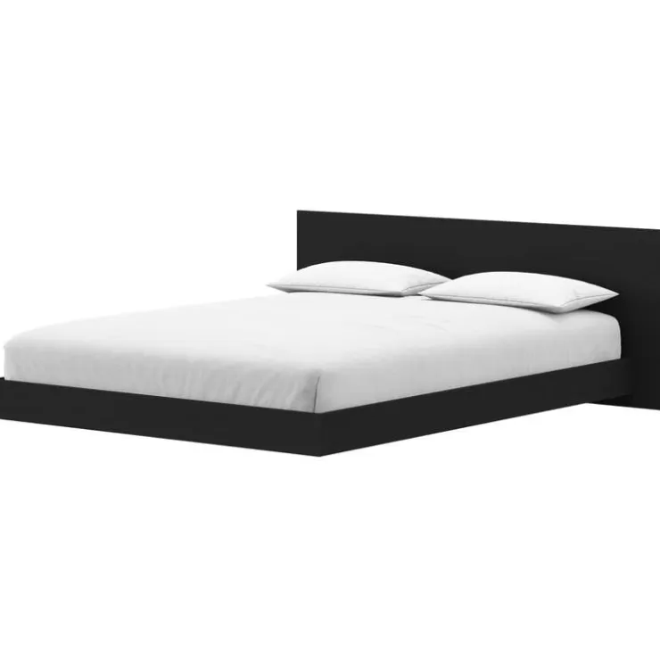 Nexera Full Platform Bed with Headboard (54") - Black karisma Sale