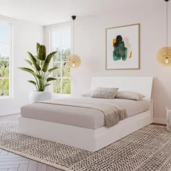 Nexera Full Size Panel Headboard, - White