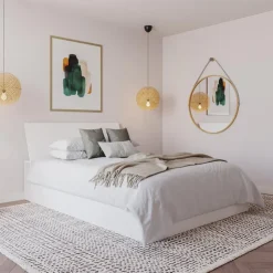 Nexera Full Size Panel Headboard, - White