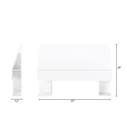 Nexera Full Size Panel Headboard, - White