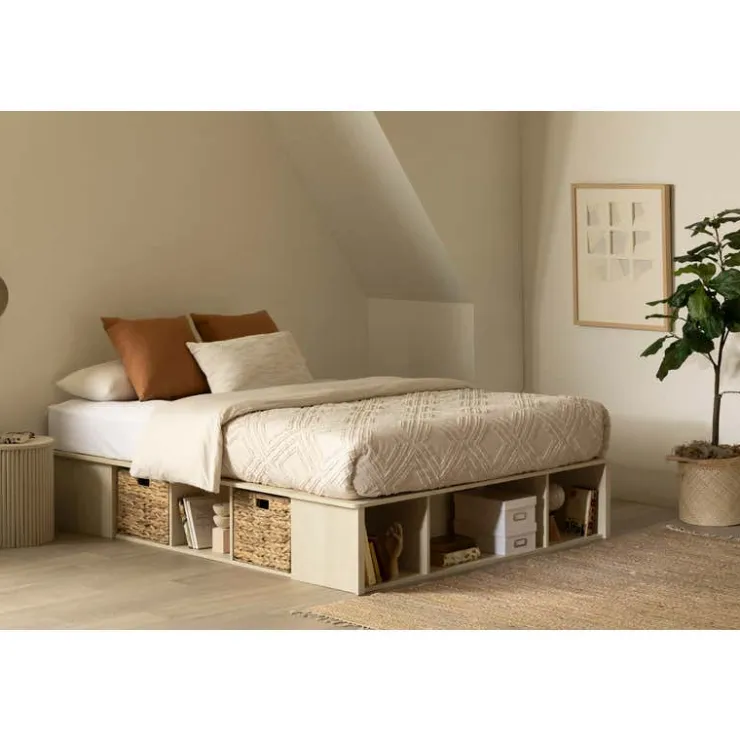 Meubles South Shore Full Storage Bed with Baskets (54") - South Shore Outlet