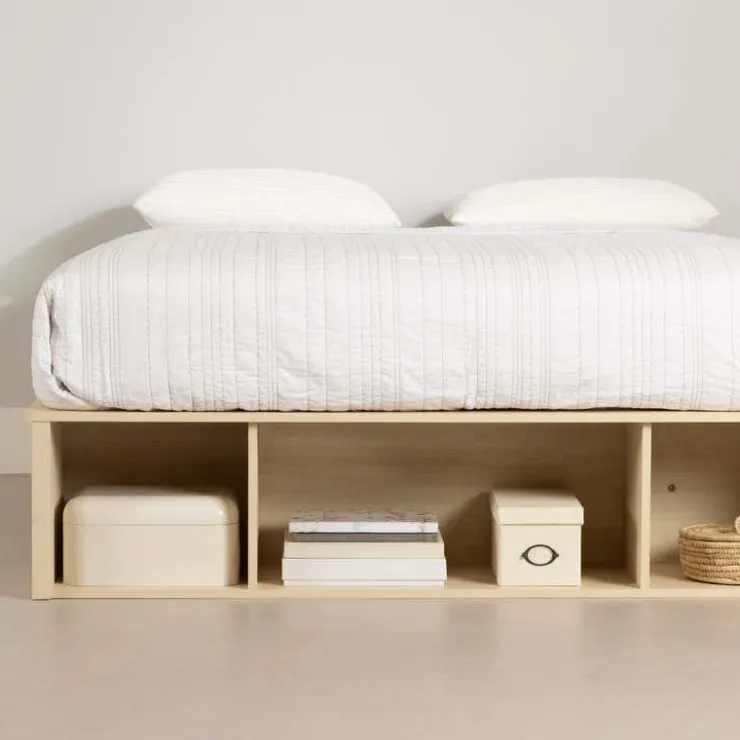 Meubles South Shore Full Storage Bed with Baskets (54") - South Shore Outlet