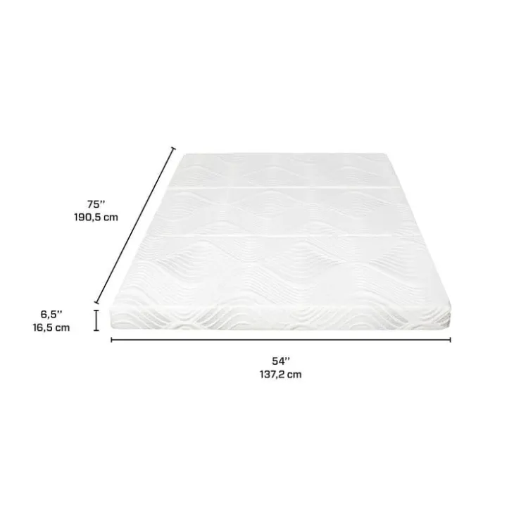 Dreamstar Full Tri-Fold Memory Foam Mattress - 54" Trifold Hot
