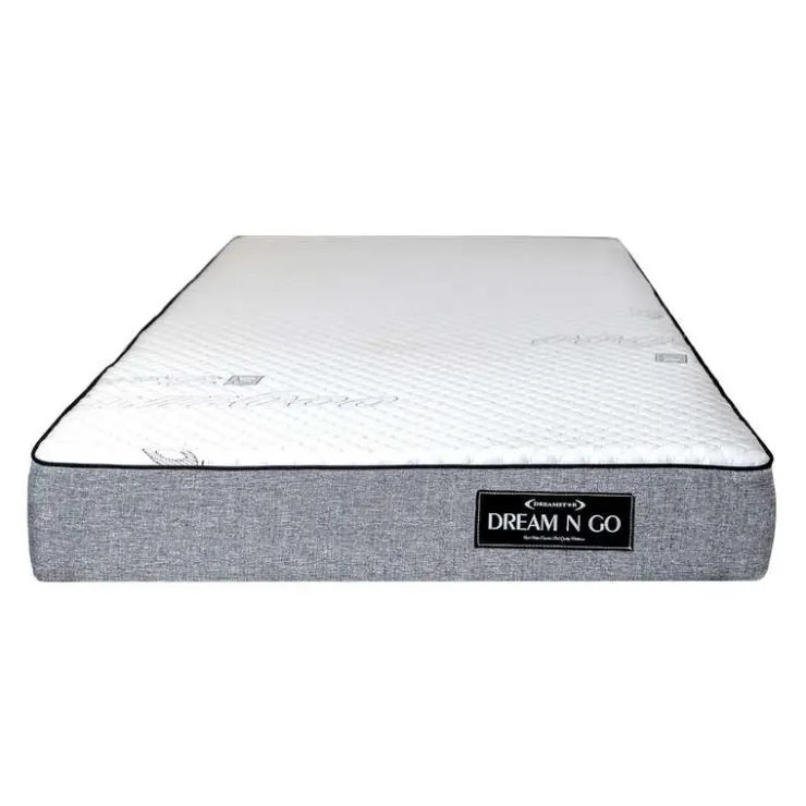 Dreamstar FullMedium-Firm Foam Mattress-in-a-Box - 54" White/Grey Discount