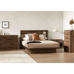 Meubles South Shore Full/Queen Bed with Headboard (54"/60") - South Shore Brown Sale