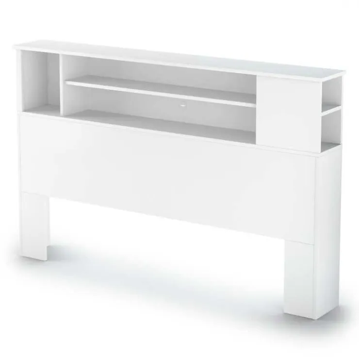 Meubles South Shore Full/Queen Bookcase Headboard (54/60'') - South Shore PURE WHITE Best