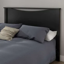 Meubles South Shore Full/Queen Headboard (54/60'') - South Shore PURE BLACK New