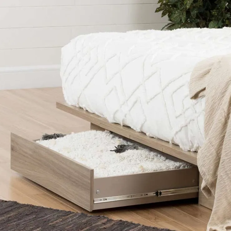 Meubles South Shore Full/Queen Platform Bed (54/60'') - South Shore RUSTIC OAK Discount