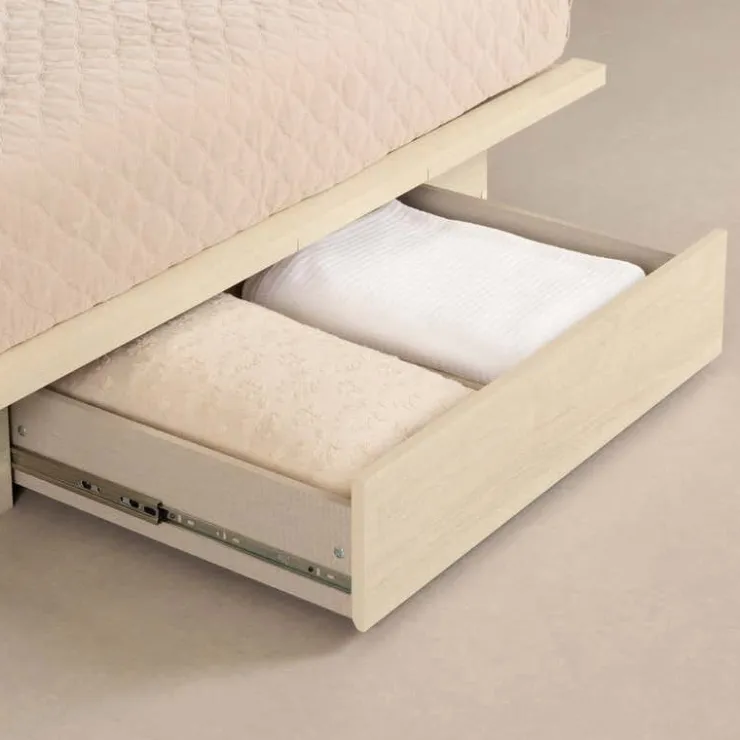 Meubles South Shore Full/Queen Platform Bed with 1-Drawer Storage and Headboard (54"/60") - South Shore Sale