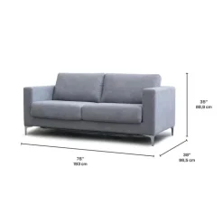 Full-Size Sleeper Sofa Grey Clearance