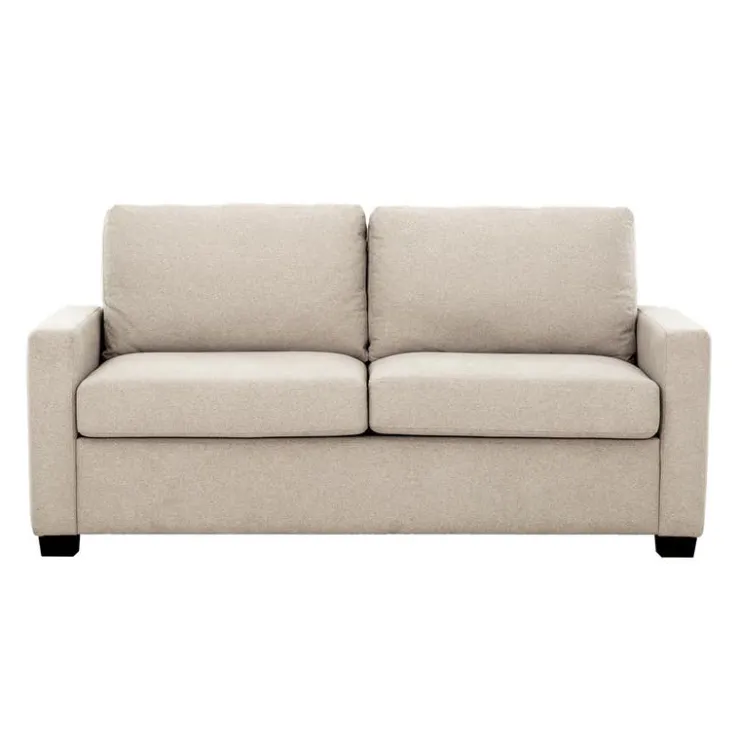 Full-Size Sleeper Sofa with USB Ports Beige Hot