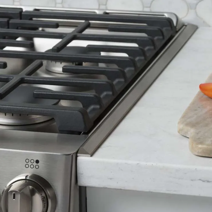 GE Appliances Gas Slide-In Range Filler Kit Stainless Steel Best