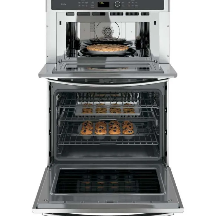 GE Appliances GE 30'' Built-In Microwave-Oven Combination 29.75" Electric - PT7800SHSS Stainless Steel New