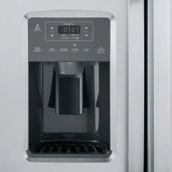 GE Appliances GE 23,2 Cu Ft 33 In Refrigerator Side by side - GSS23GYPFS Stainless Steel Best