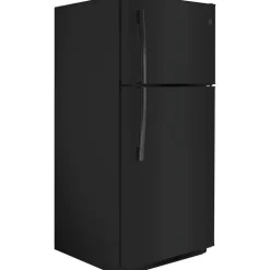 GE Appliances GE 18 Cu Ft 30 In Refrigerator Top Freezer - GTE18FTLKBB White Discount