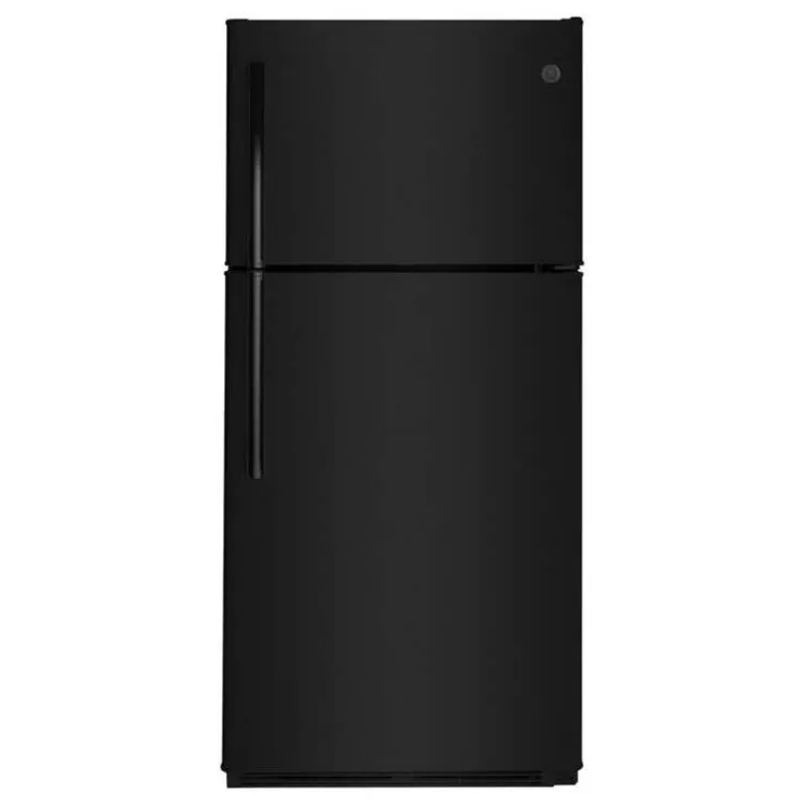 GE Appliances GE 18 Cu Ft 30 In Refrigerator Top Freezer - GTE18FTLKBB White Discount