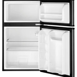 GE Appliances GE 3.1 Cu Ft 19 In Refrigerator Compact - GDE03GLKLB Stainless Steel Outlet