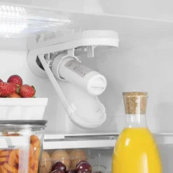 GE Appliances GE 25.5 Cu Ft 36 In Refrigerator Bottom Freezer, French door - GFE26JMMES Slate Outlet