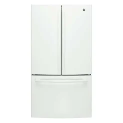 GE Appliances GE 26.7 Cu Ft 36 In Refrigerator Bottom Freezer, French door - GNE27JGMWW White Best