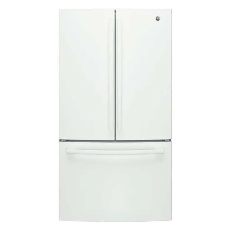 GE Appliances GE 26.7 Cu Ft 36 In Refrigerator Bottom Freezer, French door - GNE27JGMWW White Best