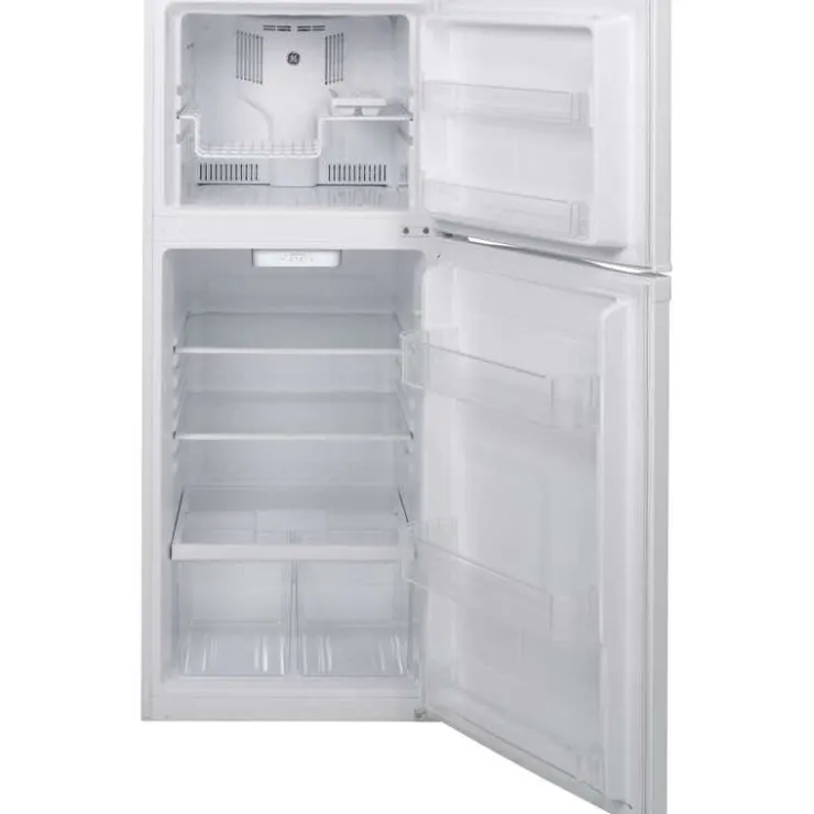 GE Appliances GE 11.6 Cu Ft 24 In Refrigerator Top Freezer - GPE12FGKWW White Online