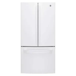 GE Appliances GE 18.6 Cu Ft 33 In Refrigerator Bottom Freezer - GWE19JGLWW White Clearance