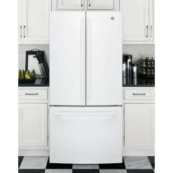 GE Appliances GE 18.6 Cu Ft 33 In Refrigerator Bottom Freezer - GWE19JGLWW White Clearance
