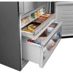 GE Appliances GE 17,7 Cu Ft 31 In Refrigerator Bottom Freezer - GBE17HYRFS Stainless Steel Clearance