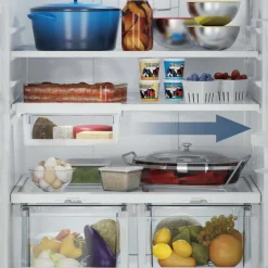 GE Appliances GE 24.8 Cu Ft 33 In Refrigerator Bottom Freezer - GDE25EYKFS Stainless Steel Clearance