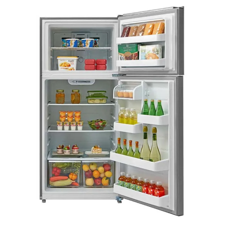 GE Appliances GE 18 Cu Ft 30 In Refrigerator Top Freezer - GTE18FSLKSS Stainless Steel Online