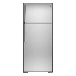 GE Appliances GE 18 Cu Ft 30 In Refrigerator Top Freezer - GTE18FSLKSS Stainless Steel Online