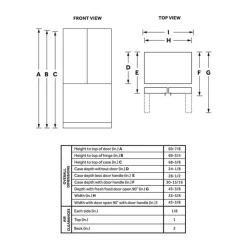 GE Appliances GE 20,6 Cu Ft 36 In Refrigerator Bottom Freezer, French door - GYE21JYMFS Stainless Steel New