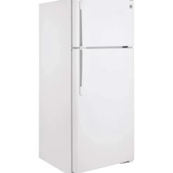 GE Appliances GE 17.5 Cu Ft 28 In Refrigerator Top Freezer - GTE18DTNRWW White Outlet