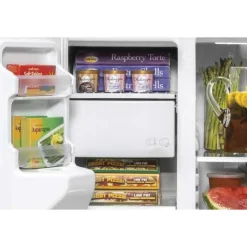 GE Appliances GE 21.8 Cu Ft 36 In Refrigerator Side by side - GZS22IMNES Slate Hot