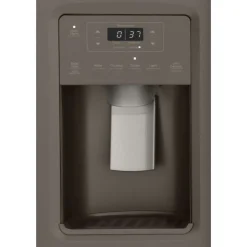 GE Appliances GE 21.8 Cu Ft 36 In Refrigerator Side by side - GZS22IMNES Slate Hot