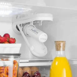 GE Appliances GE 27 Cu Ft 36 In Réfrigerator Bottom Freezer, French door - GNE27JYMFS Stainless Steel New