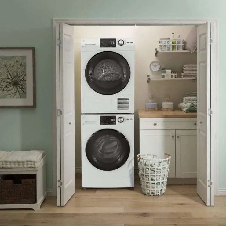 GE Appliances GE 4.1 Cu Ft Dryer Front-Load 23.5" - GFT14JSIMWW White Sale