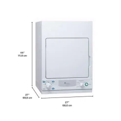 GE Appliances GE 3.6 Cu Ft Dryer Front-Load 24
